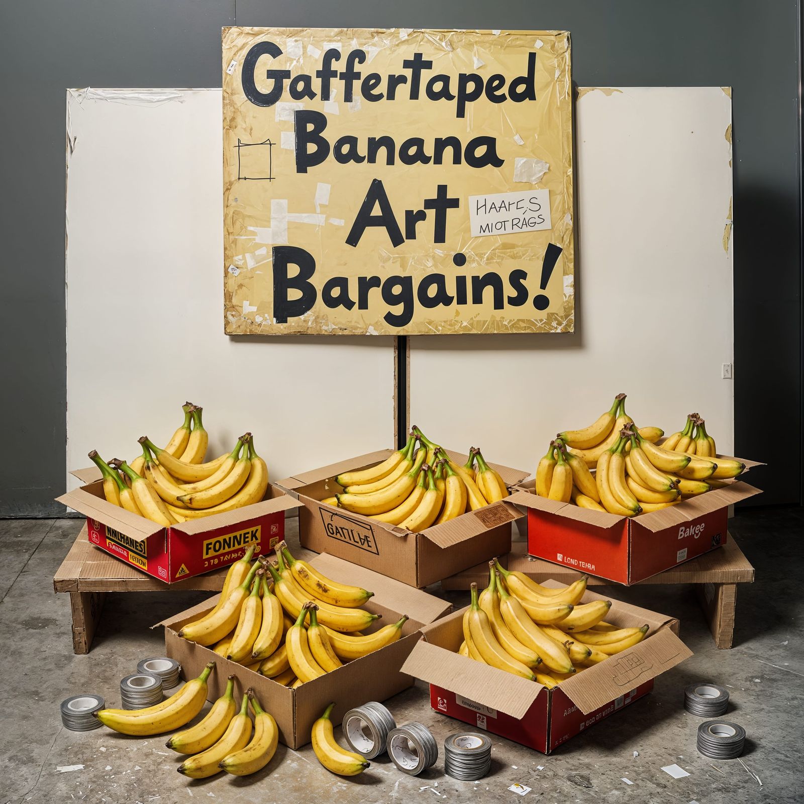 Gaffertaped Banana Art Masterpiece