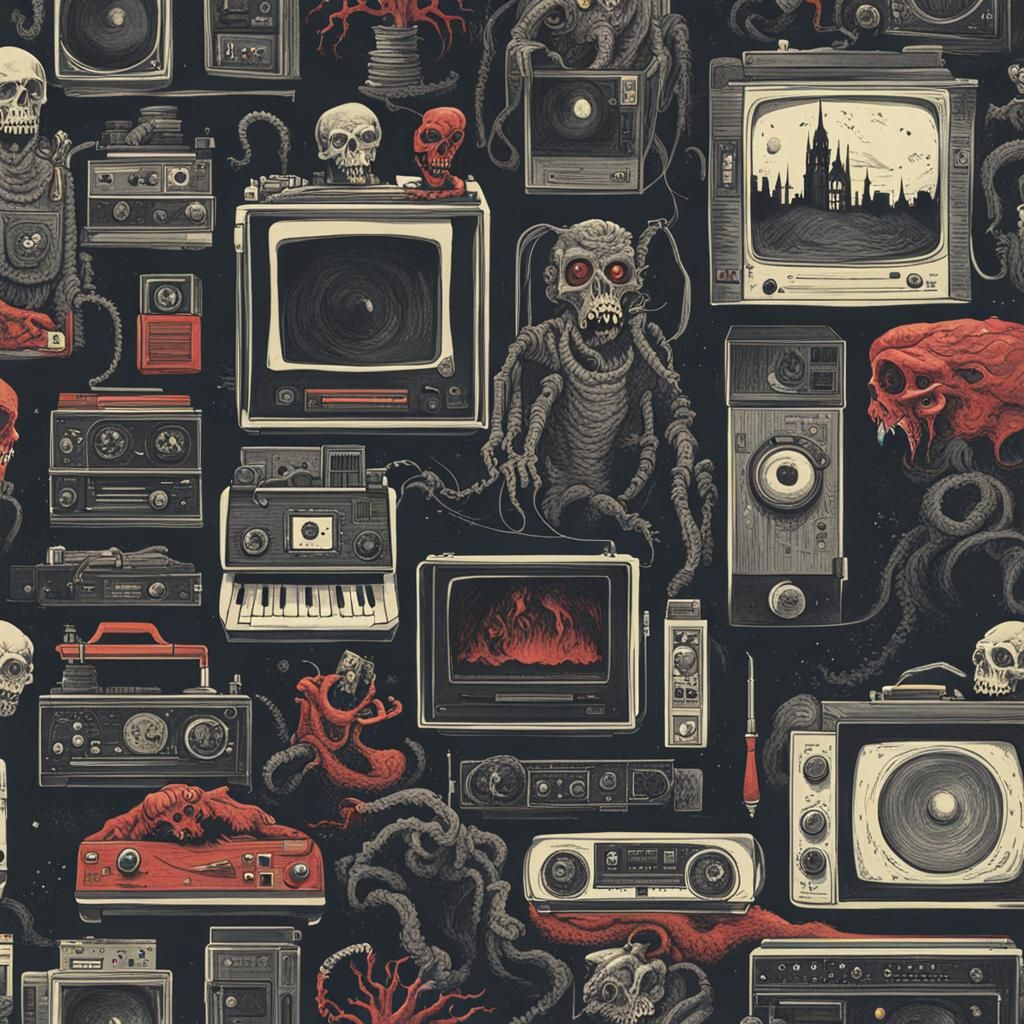 Disturbing Analog Horror Scene