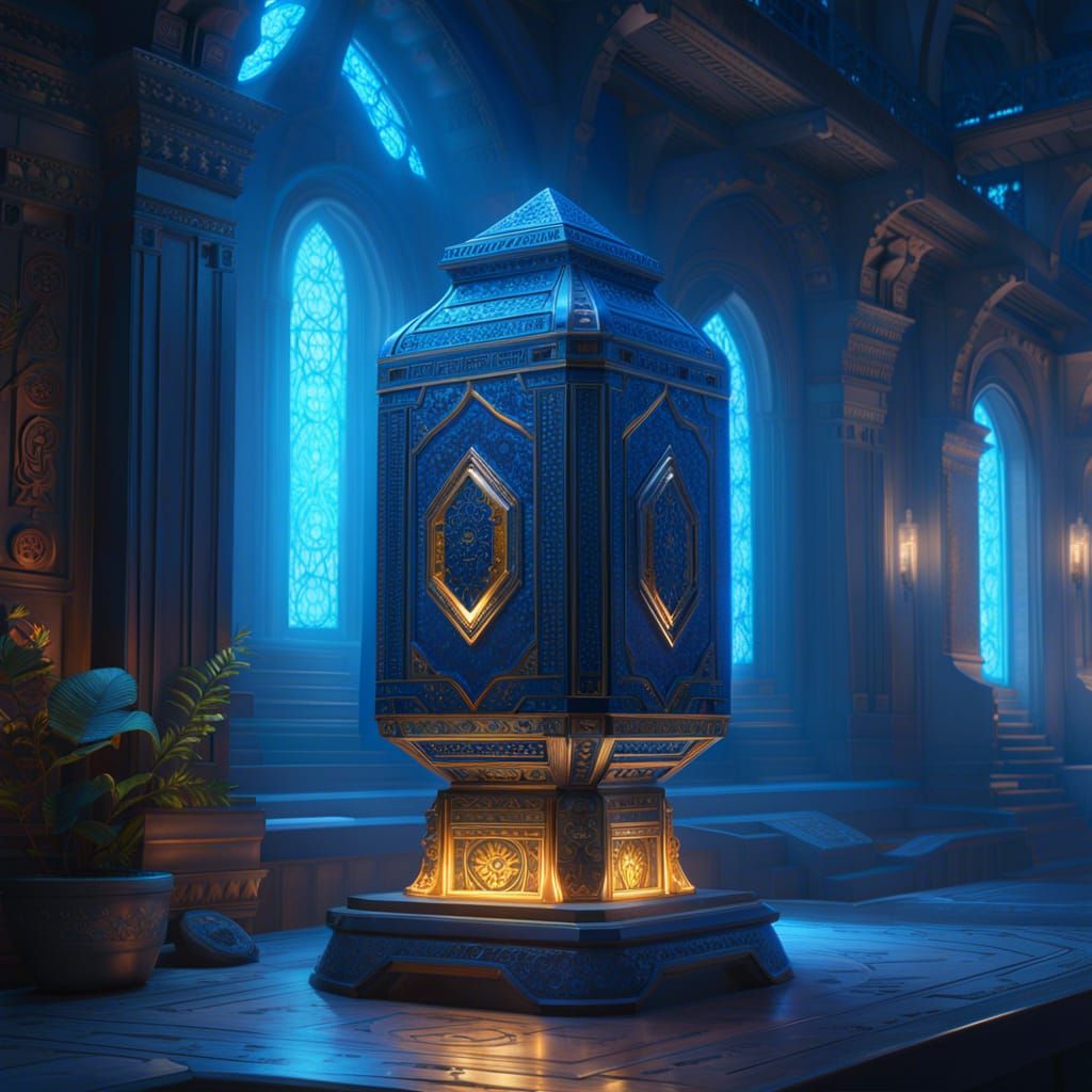 Mysterious Luminescent Artifact Concept Art