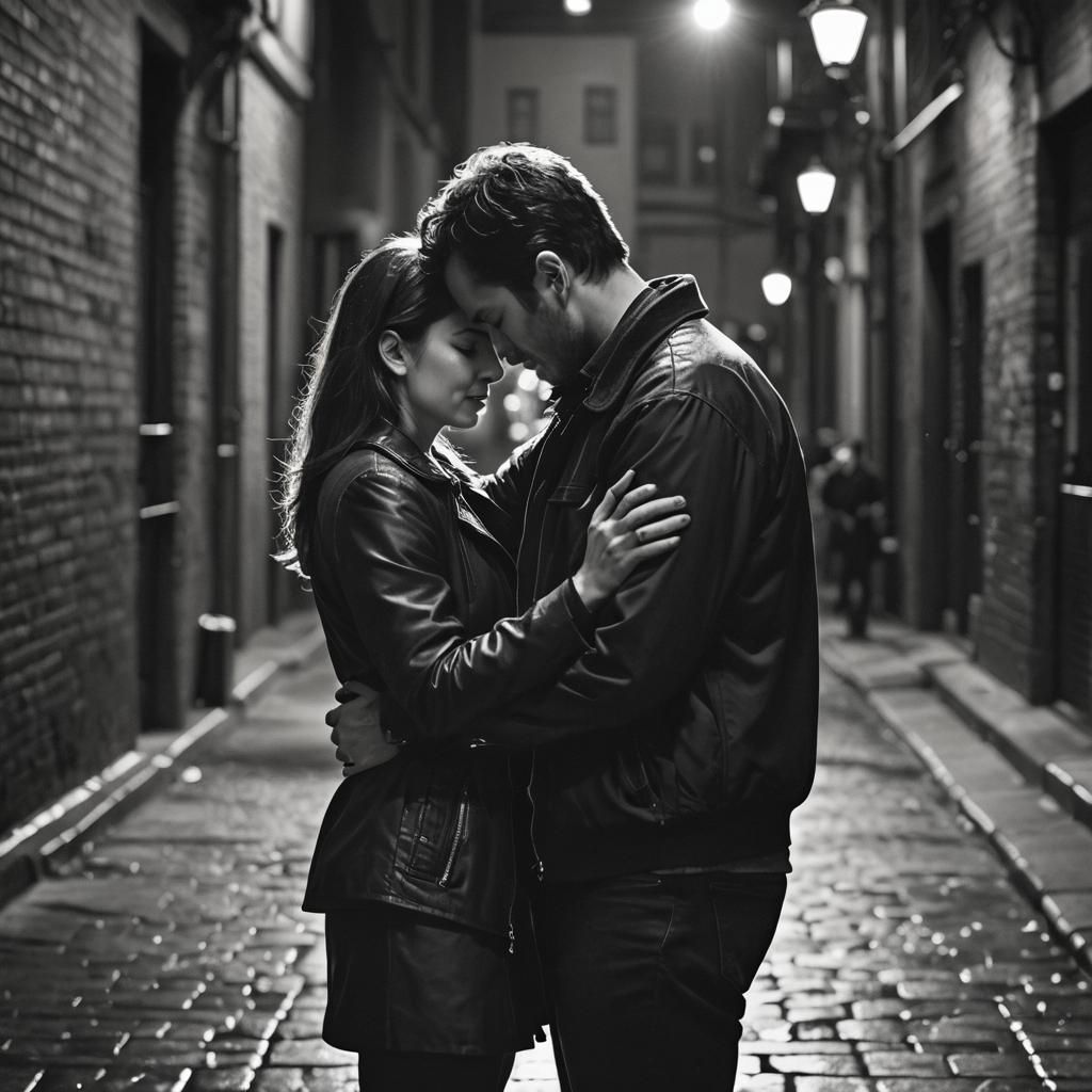 Tony and Maria Embrace: Dramatic Musical Theater