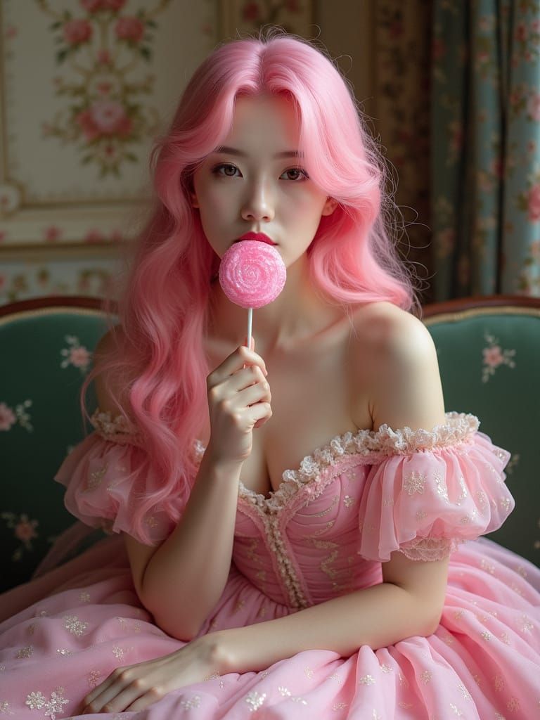 Romantic Pink Regency Beauty with Whimsical Touches