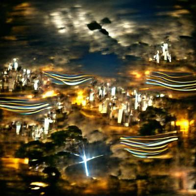 Sao Paulo City Lights in Motion