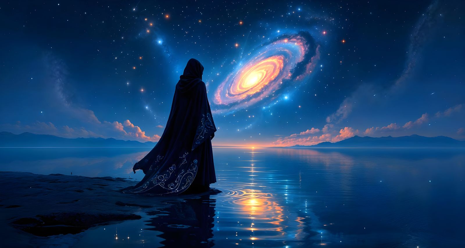 Starlit Abyss: A Surreal Exploration of the Self