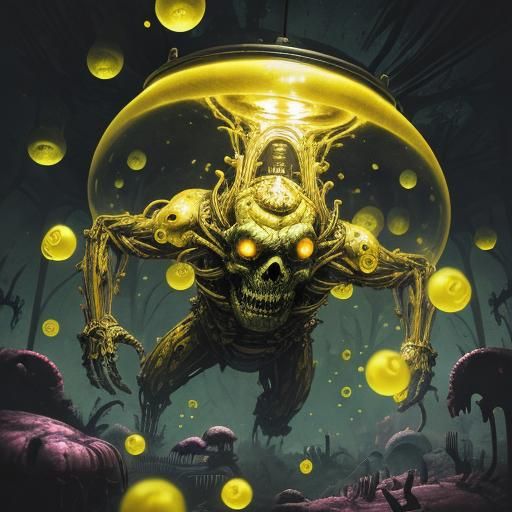 Zombies in Yellow Submarine: Biomechanical Concept Art