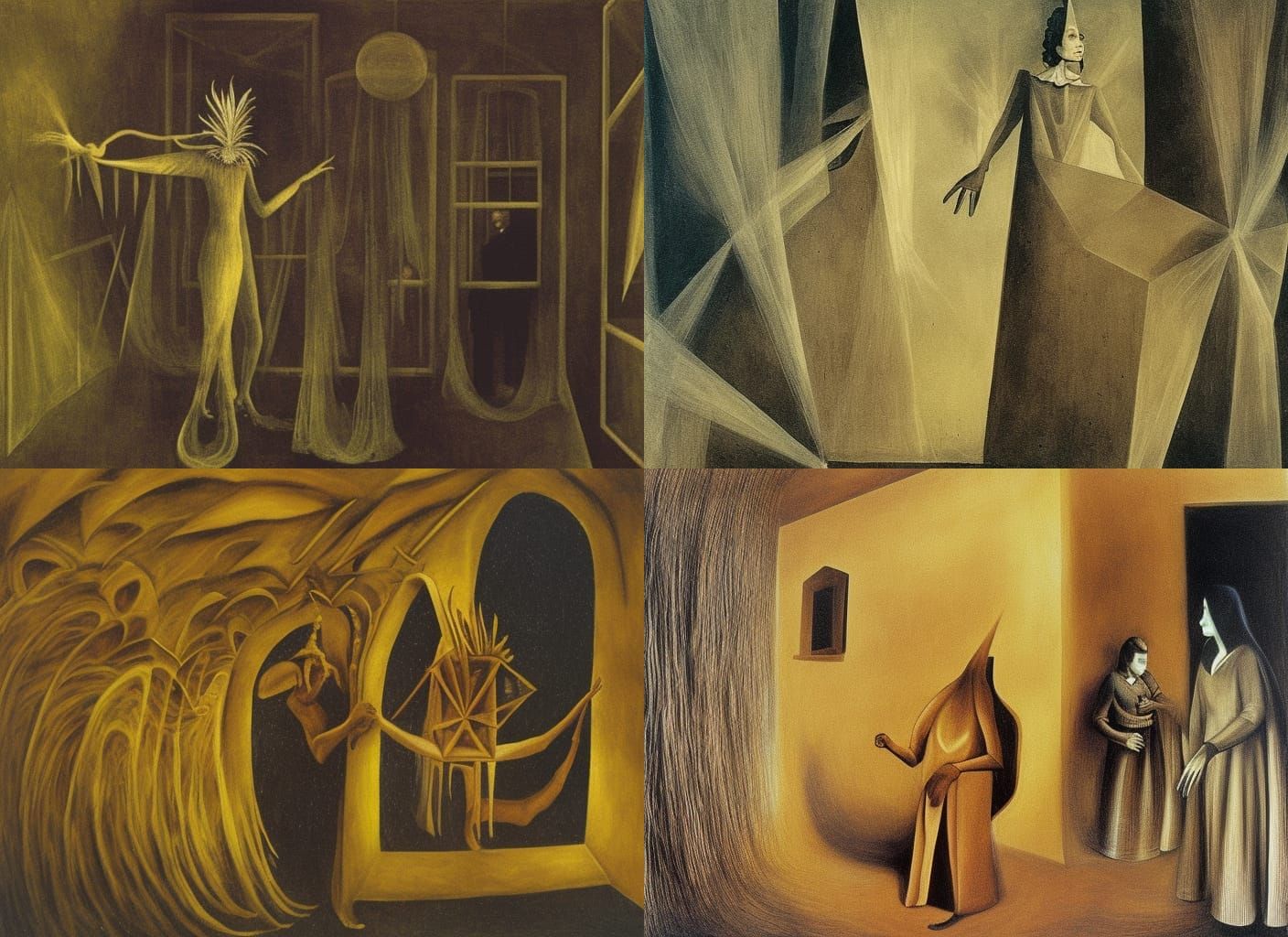 Surreal Composition in Surrealist Style