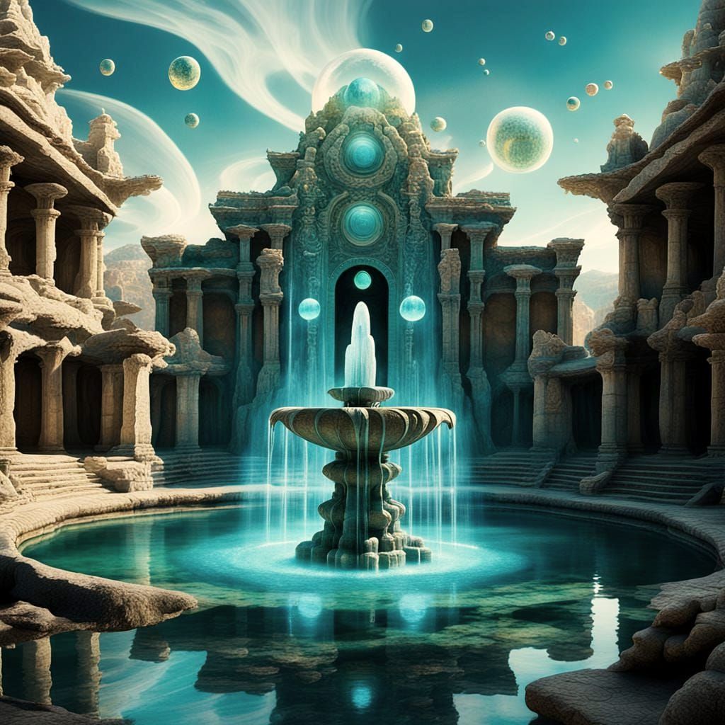 Sirians and Arcturians Temple: Healing Fountain of Atlantis