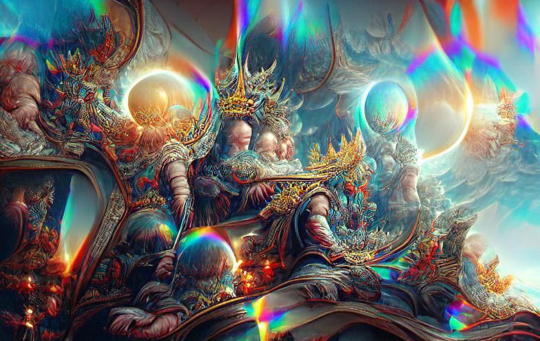 Celestial Warriors Assemble: A Volumetric Painting