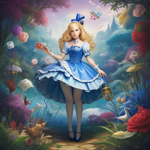 Whimsical Wonderland Scenes in a Dreamlike State