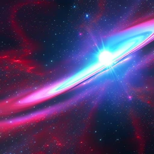 Hyperrealistic Space Fractal Design in 4K