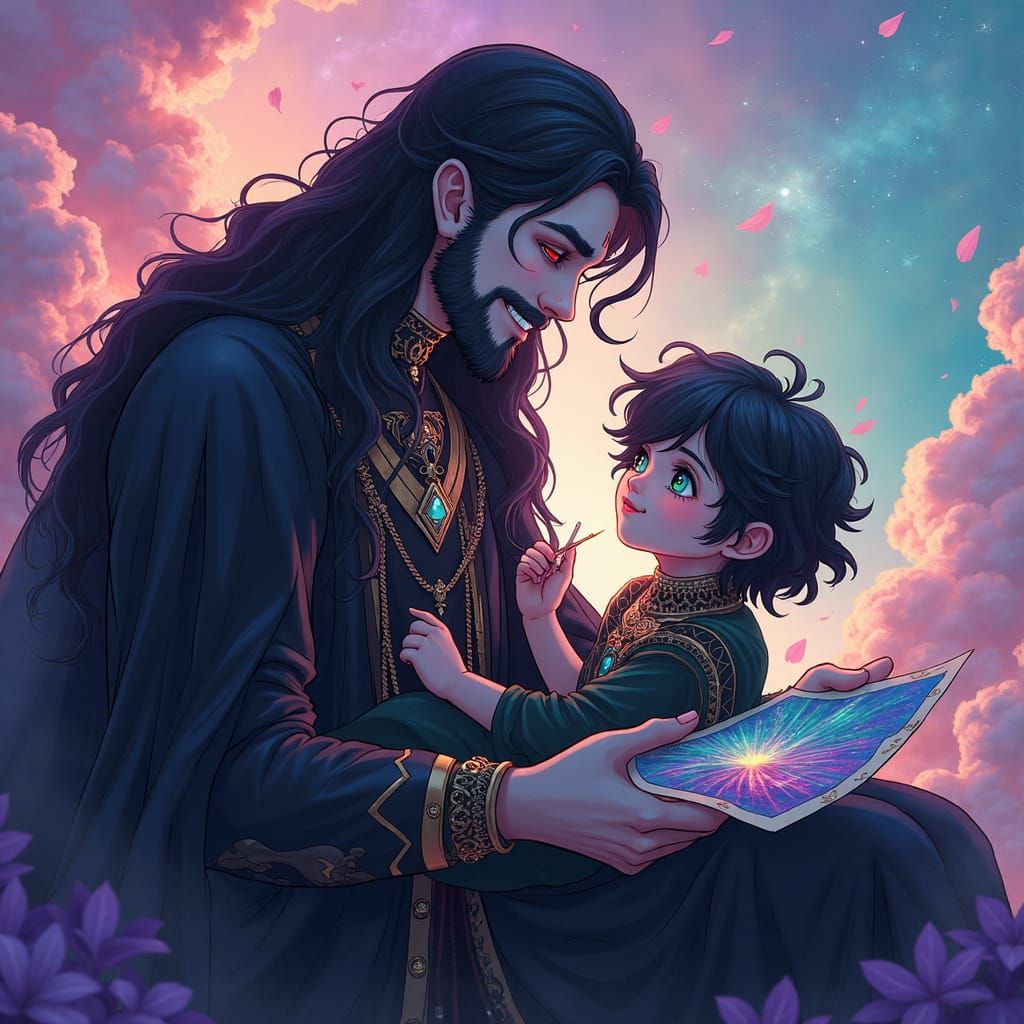 Gothic God and Son in Astral Reality