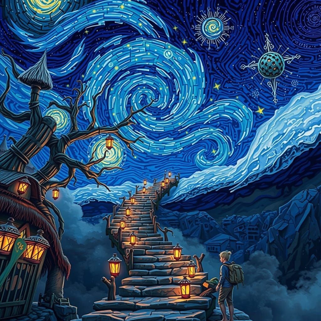 Dreamer's Journey to the Celestial Gateway