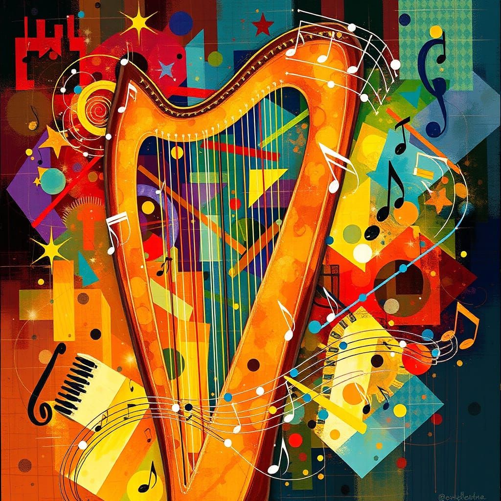 Surreal Sonic Landscape in Vibrant Colors