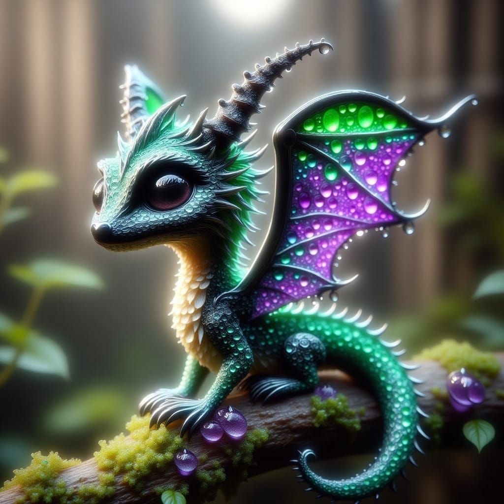 Clockwork Dragon Sculpture on Gothic Cathedral