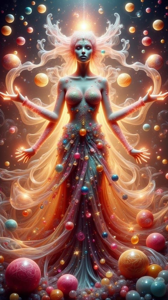 Surreal Whimsy in Hyperrealist Candyland Aesthetic