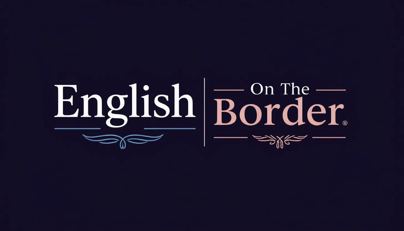 Modern English Border Logo Design