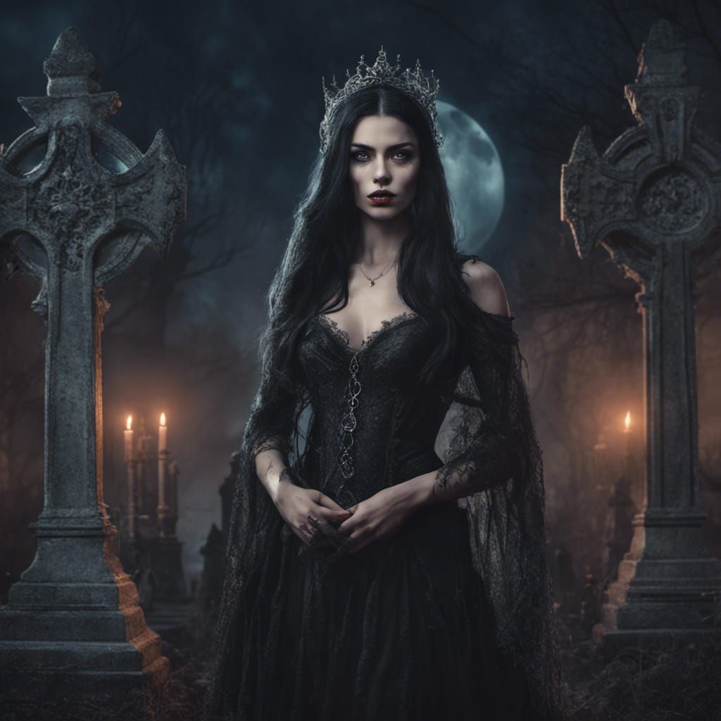 Carpathian Vampire Princess on Halloween Night