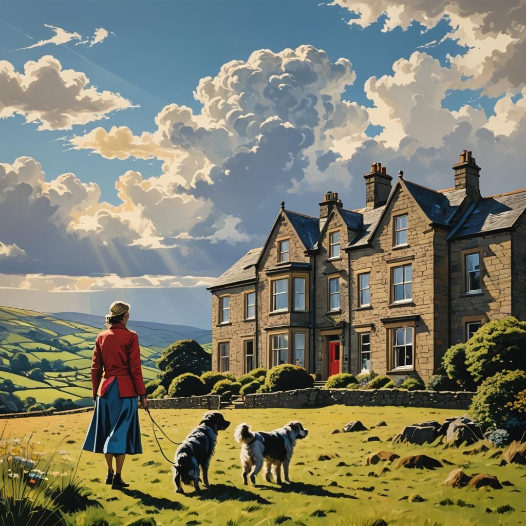 Pop Art House in Yorkshire Dales