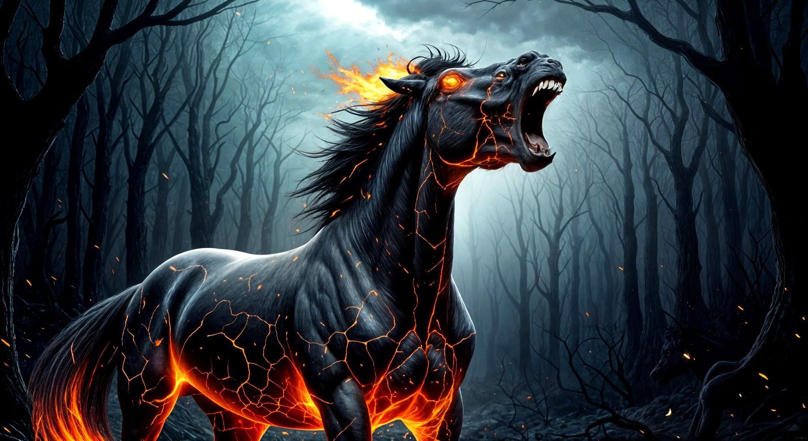 🐴🔥 Lava Horse 🌋🪨