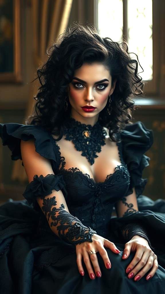 Radiant Beauty in Michelangelo Style