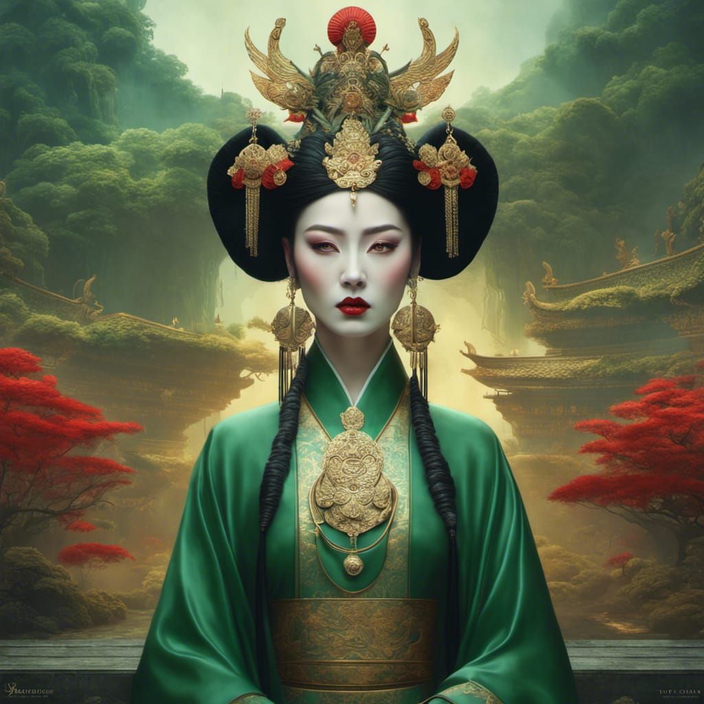 Immortal Jade Emperor: Surreal Digital Masterpiece