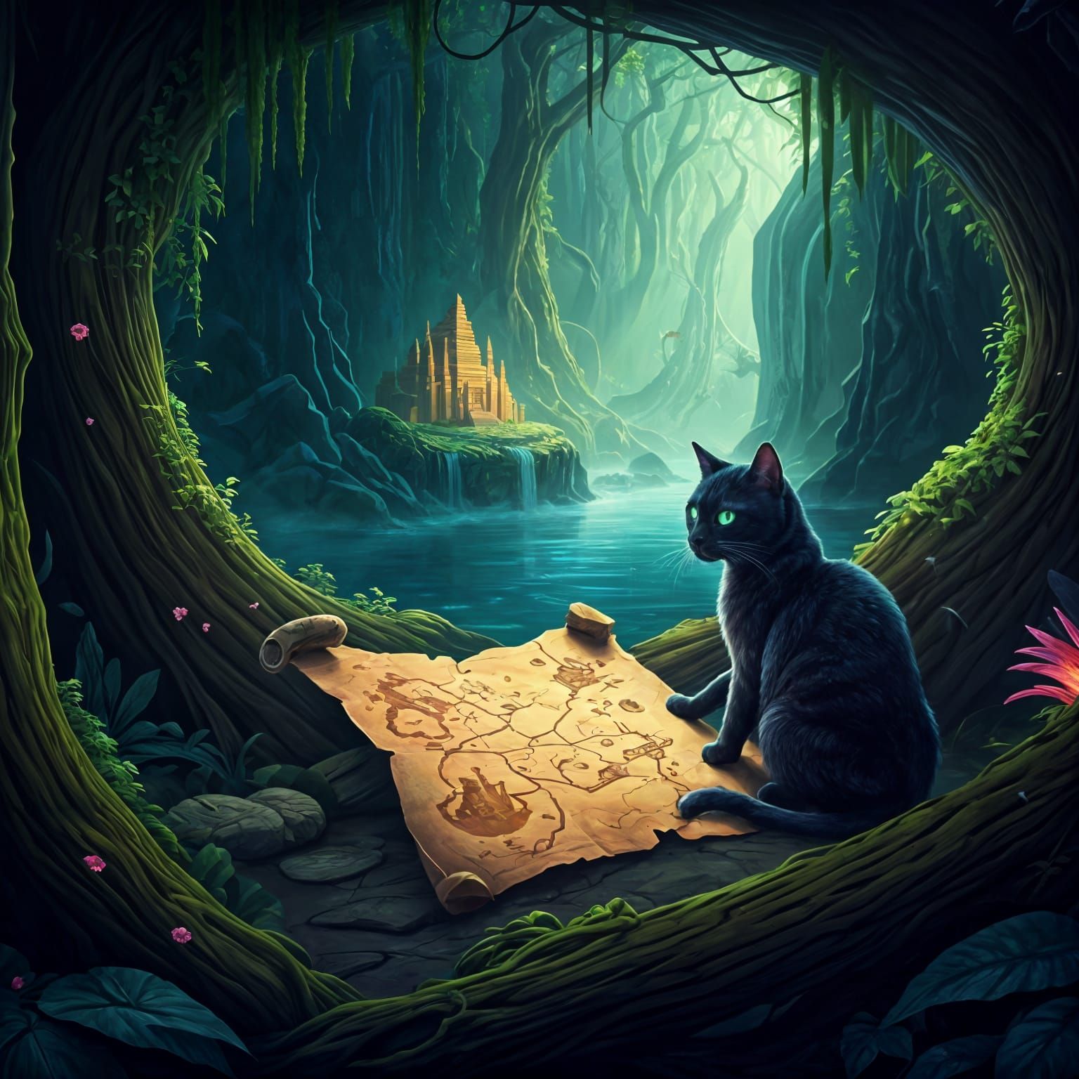 Emerald-Eyed Cat Finds Map to Lost Empire