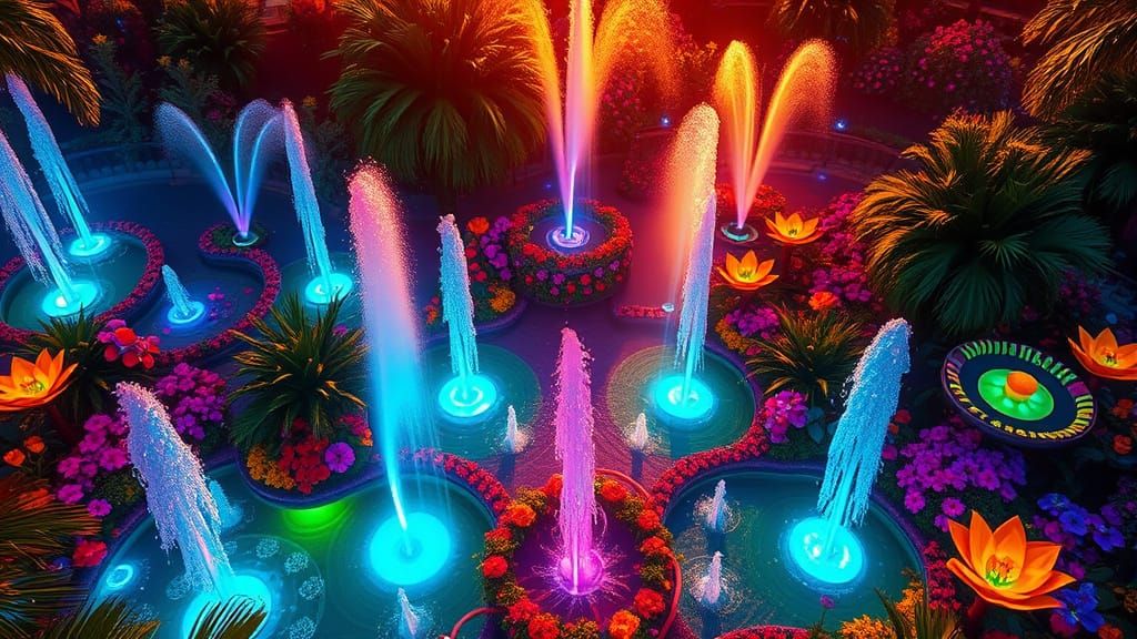 Hyperrealistic Garden of Dreams