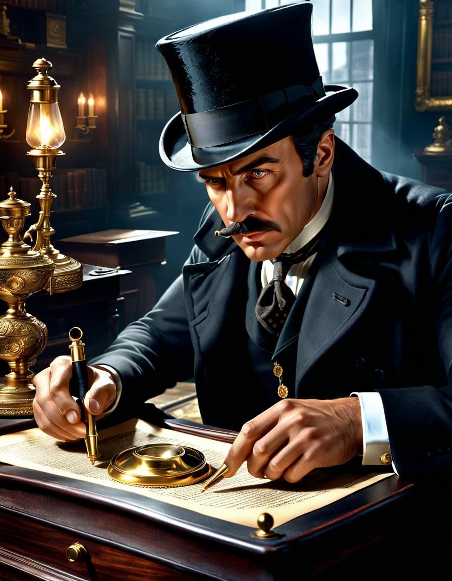 Sherlock Holmes Searches for Gold Dust Fingerprints