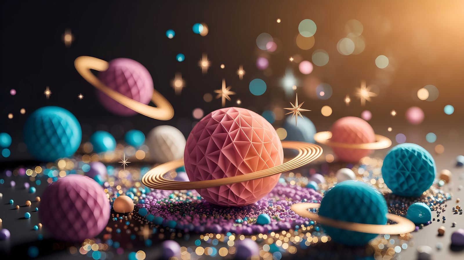 Whimsical Paper Cosmos in Vibrant Hues