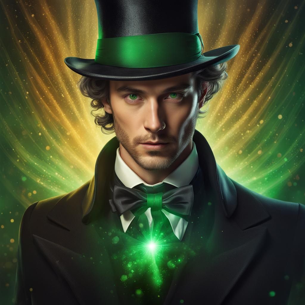 Angelic Italian Magician in 1930s Style