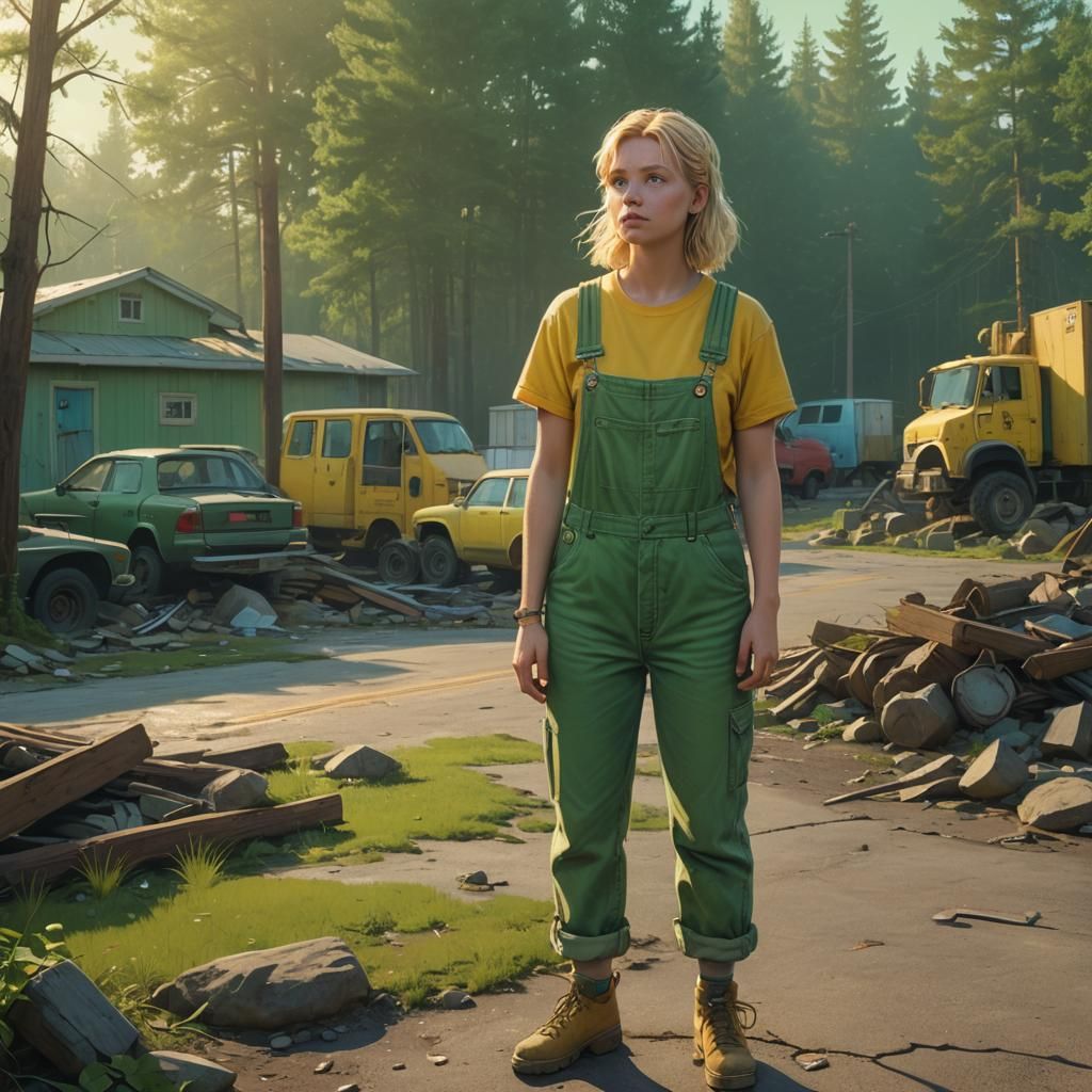Goddess in Overalls: Fantasy Concept Art