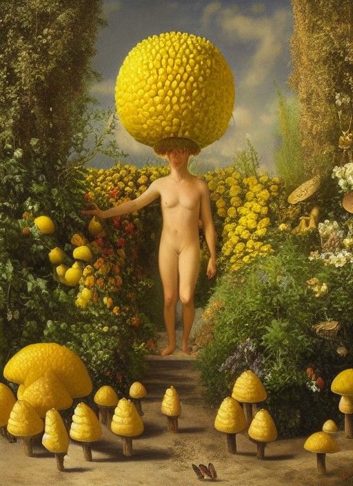 Kaiser Wilhelm's Secret Garden: A Hyperrealistic Oil Paintin...