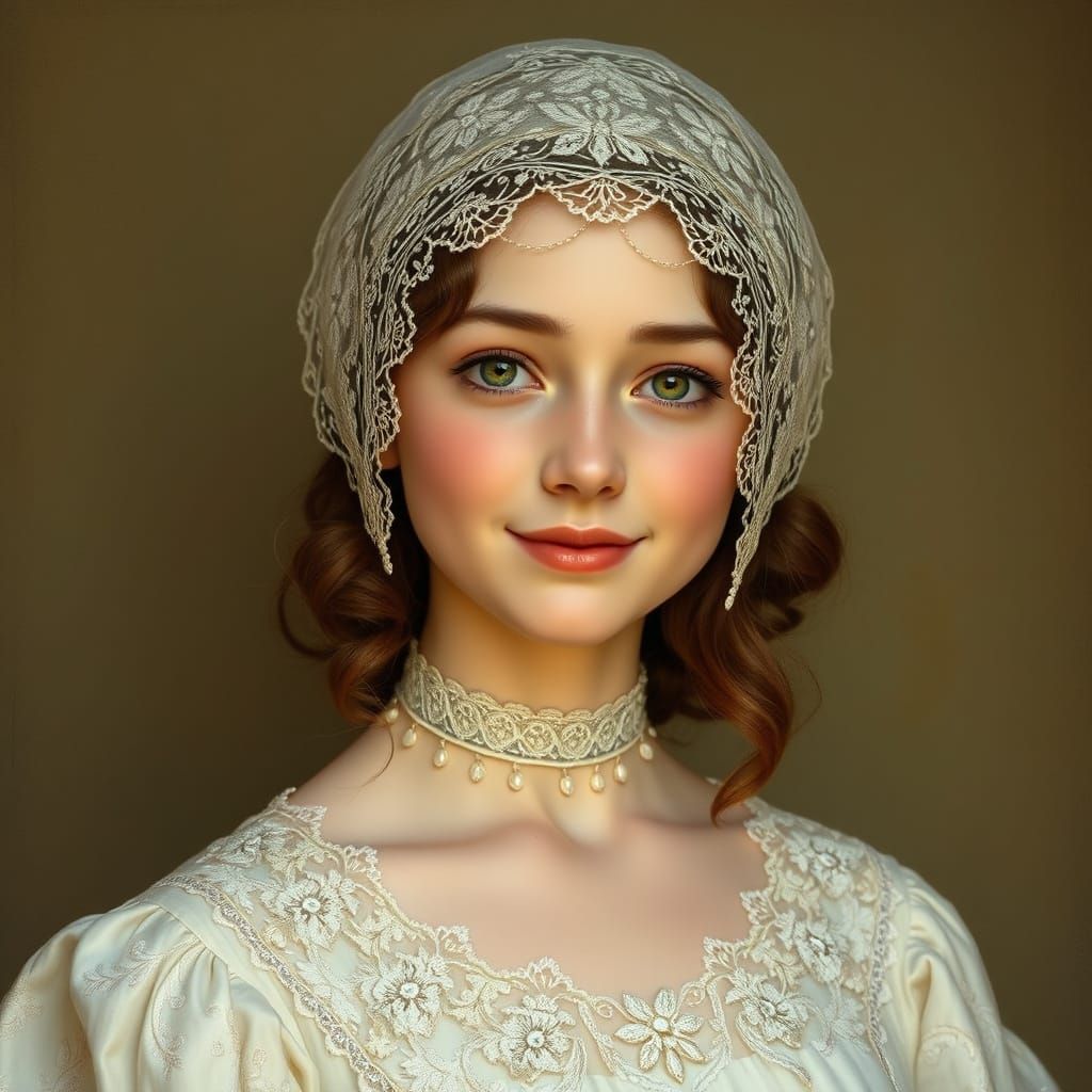 Whimsical Woman in Bogomips Wimple