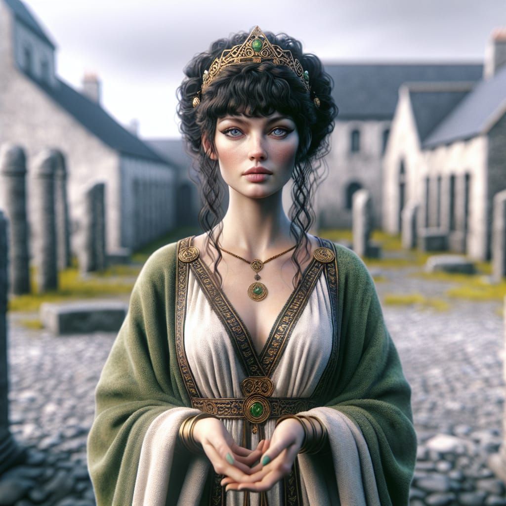 Gallo-Roman Goddess Naria in Ancient Town