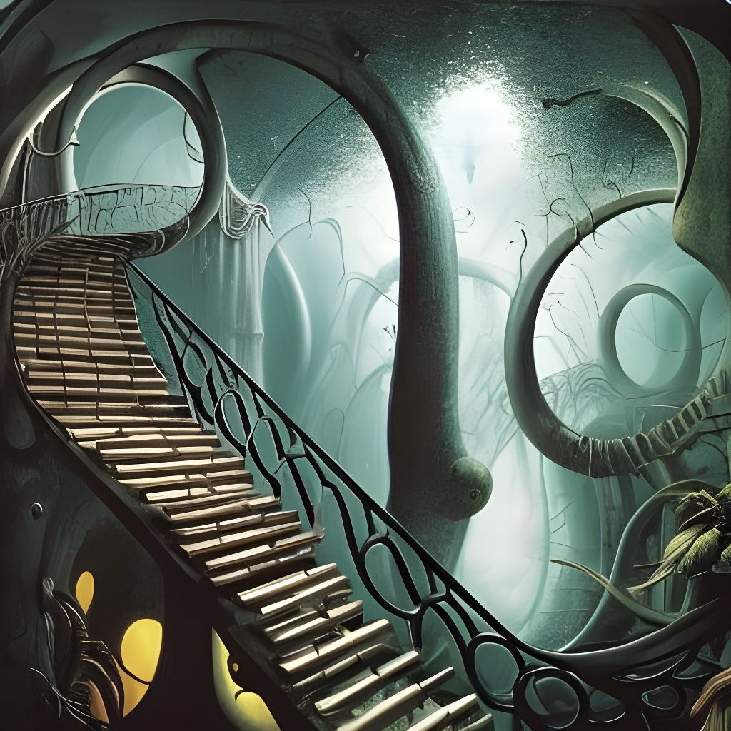 Intergalactic Jungle Stairs: A Visionary Masterpiece