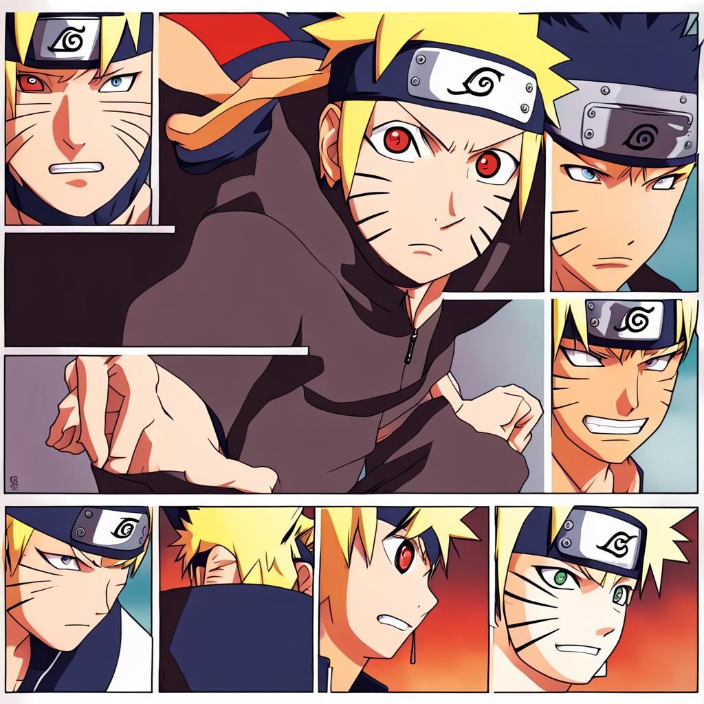 Naruto Anime Key Visual Art