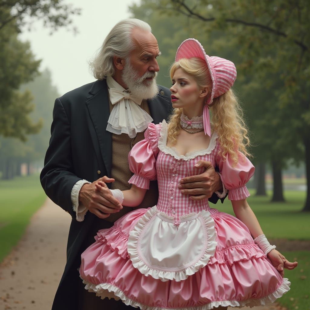 Regal Lord Showcases Dainty French Maid in Maximalist Digita...