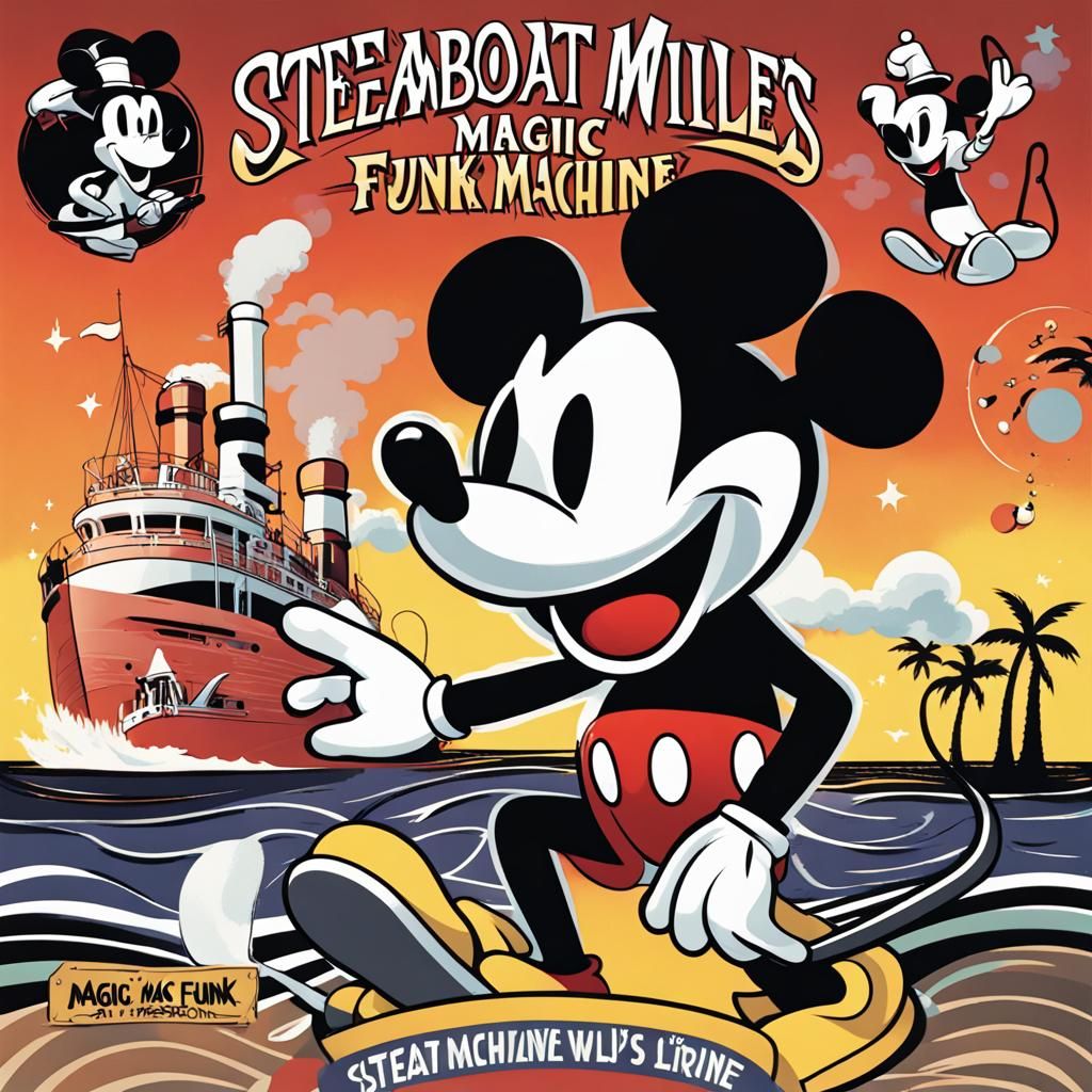 Steamboat Willie's Magic Funk Machine Album Cover