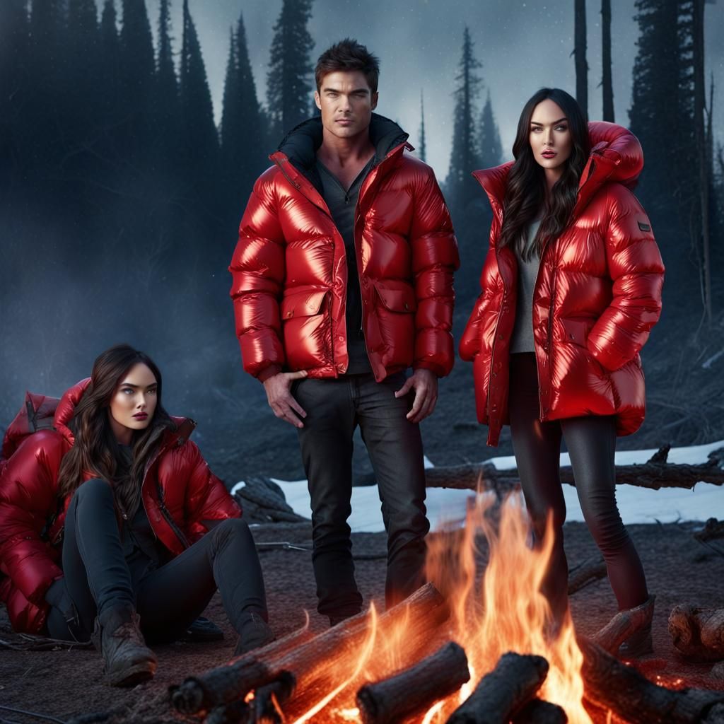 Prompt from and creation made for : @King4395; Megan Fox and...