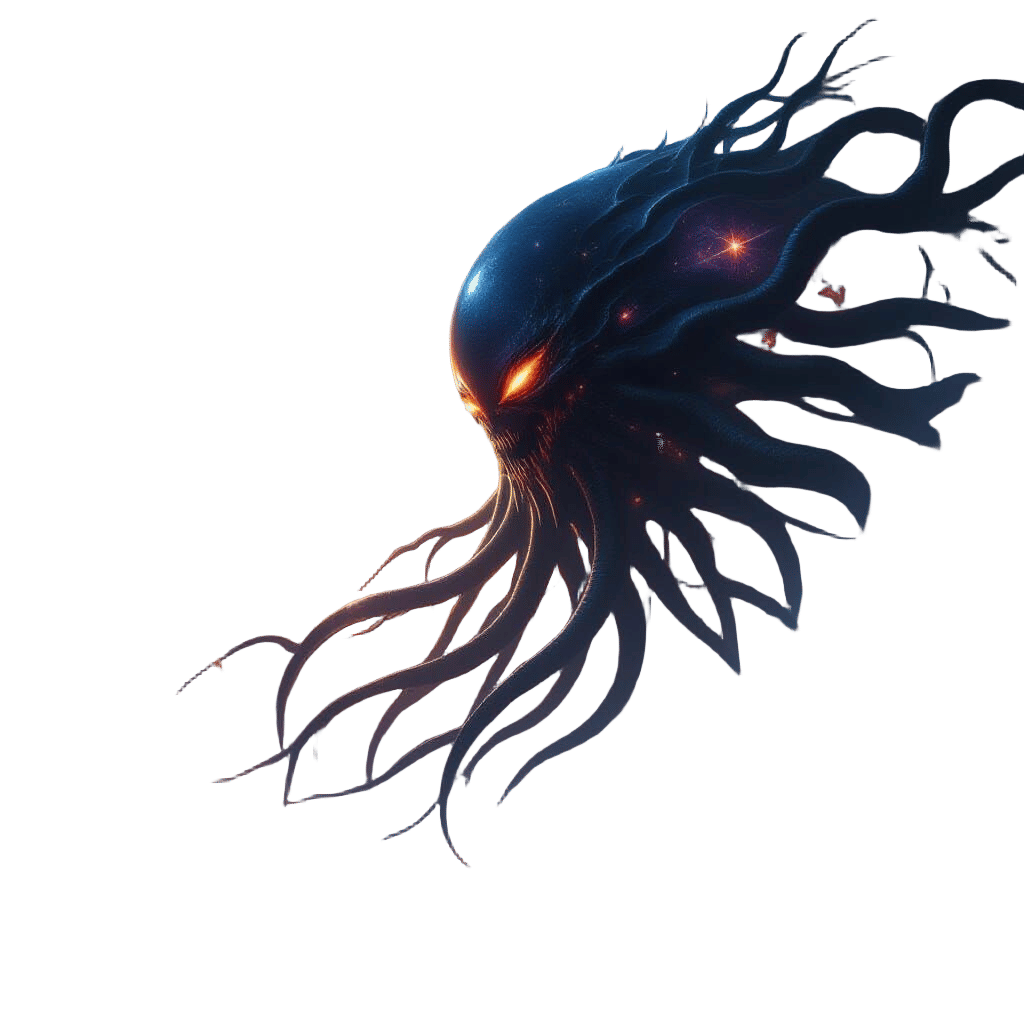 Vast Alien Entity in Cosmic Void, Hyperrealistic Fantasy