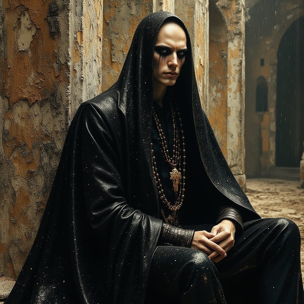 Vlad the Impaler in Gothic Castle