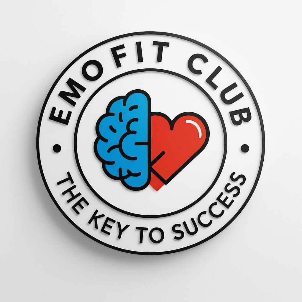 EmoFit Club Circular Badge Logo Design