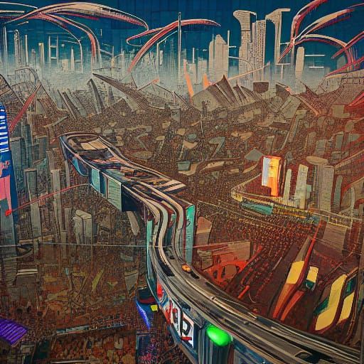 A dystopian teenage boy, dressed in a white jumpsuit with a ...