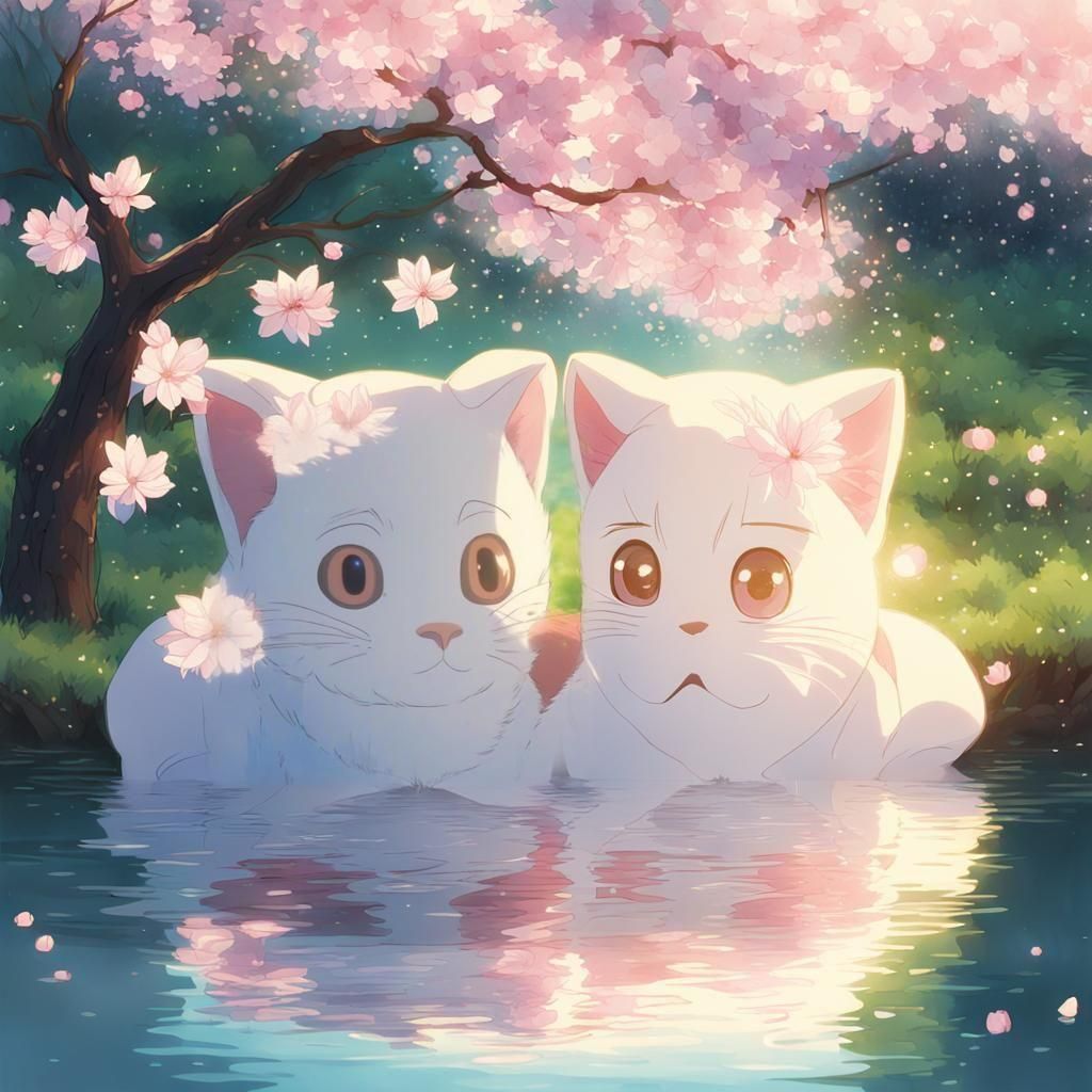 Anime Key Visual in Studio Ghibli Style