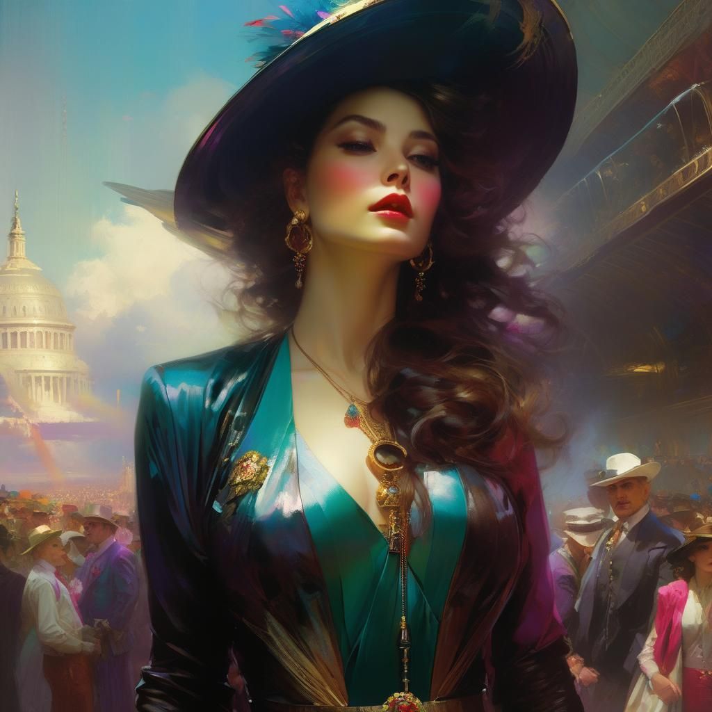 Zeppelin in Flight: Golden Age Illustration