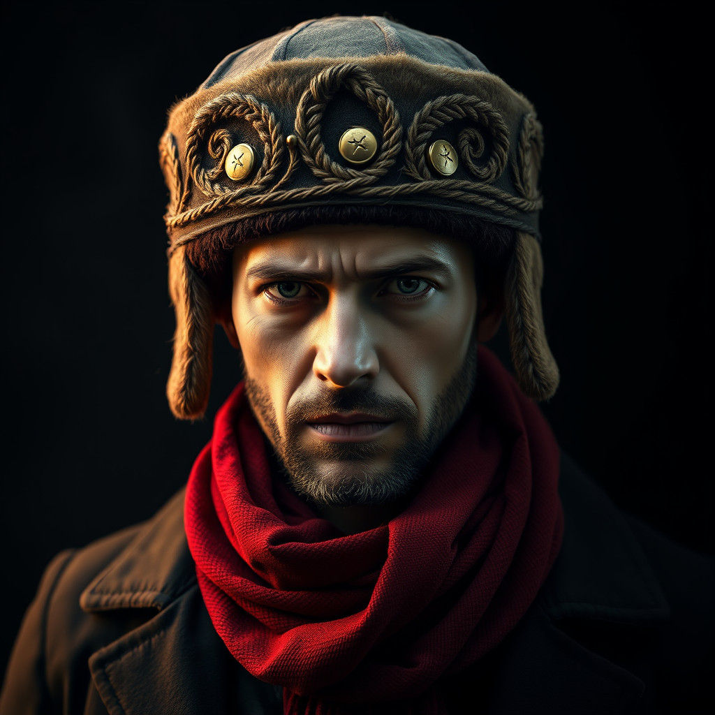 Man in Ushanka Hat: Eastern European Folklore