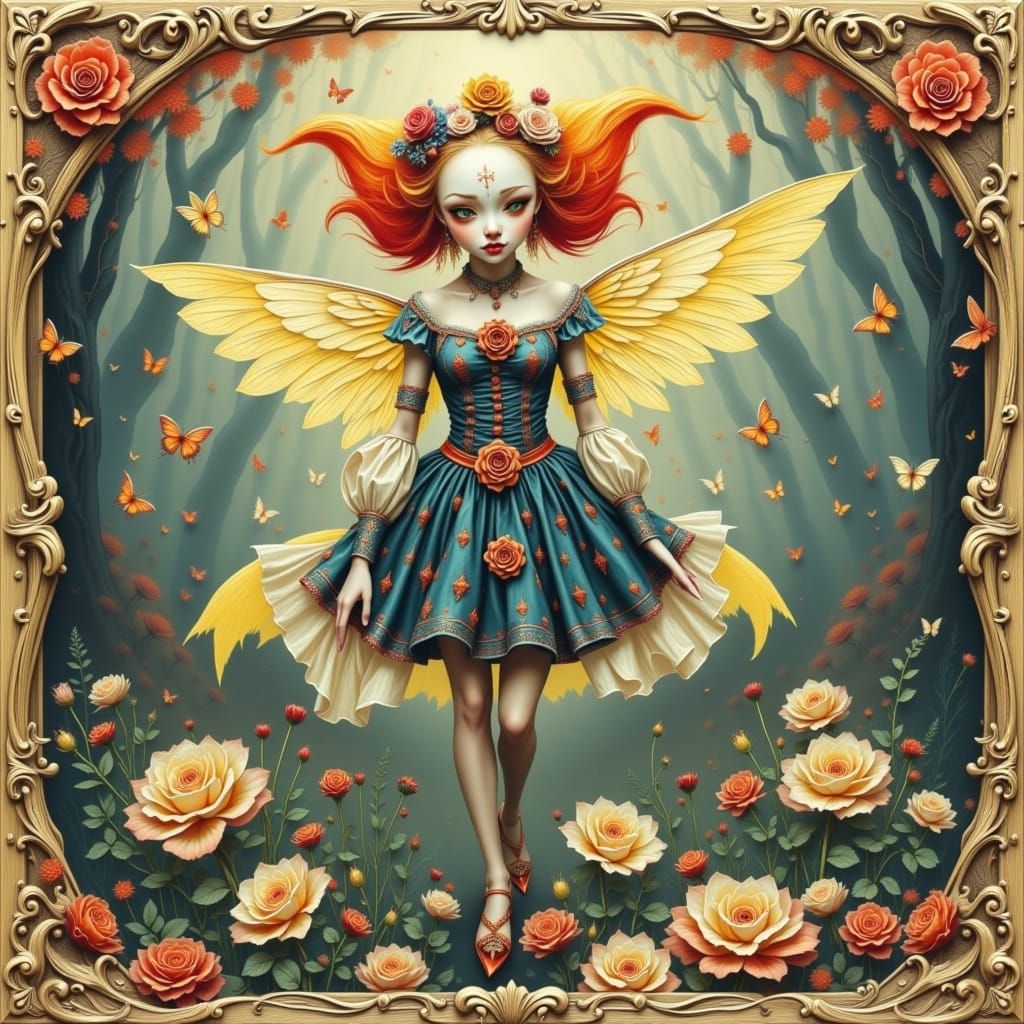 Surreal Fairy Clown Image