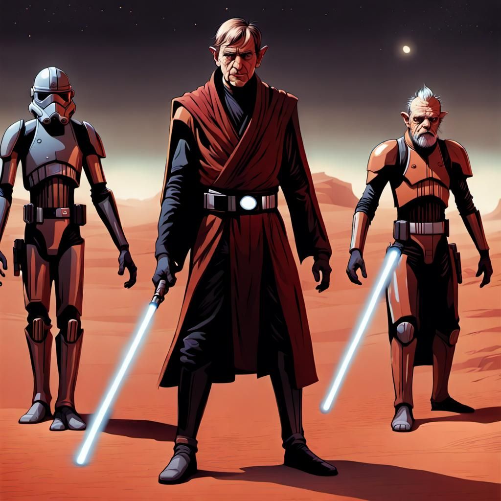 Midi-chlorians, those microscopic life forms that interact with the Force