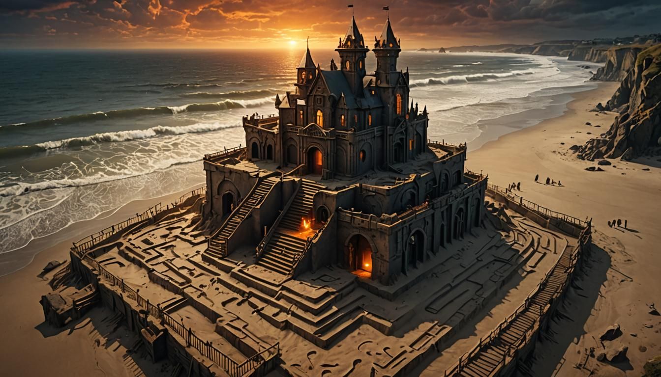 There are sandcastles and there are SANDCASTLES!