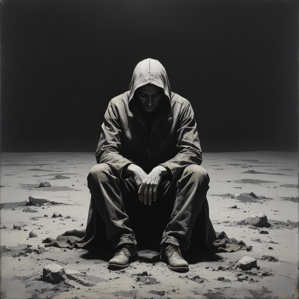 Monochromatic Solitude in a Distorted Landscape