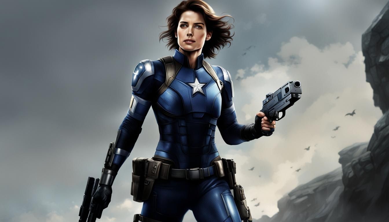 Maria Hill, the Avengers, hiperdetailed